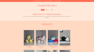 Thumbnail of created-wonders.com