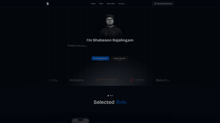 Screenshot of shabesonrajalingam.com