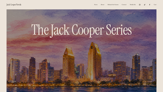 Screenshot of jackcoopernovels.com