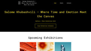Thumbnail of salomekhubashvili.com