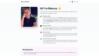 Thumbnail of marcuswilstrup.com