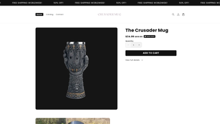 Thumbnail of crusadermug.com