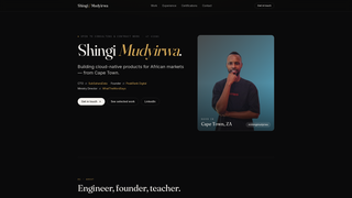 Screenshot of shingi.tech