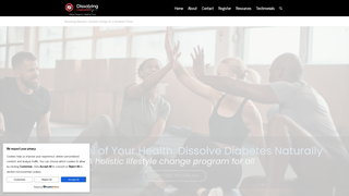 Thumbnail of dissolvingdiabetes.com