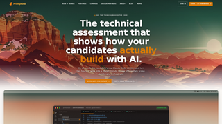 Screenshot of trypromptster.com