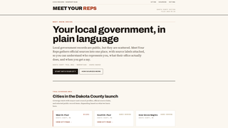 Screenshot of meetyourreps.app