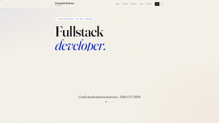 Screenshot of baloun.dev