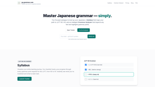 Thumbnail of jp-grammar.com