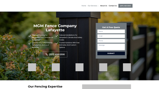 Thumbnail of mgmfencecompanylafayette.com
