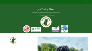 Thumbnail of justpawingabout.com