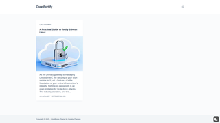 Thumbnail of corefortify.com