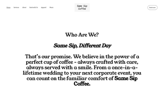 Thumbnail of samesipcoffee.com
