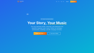 Screenshot of mystorybeat.com