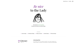Screenshot of benicetothelady.com