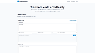 Thumbnail of codetranslators.com