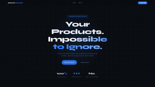 Screenshot of alandvisuals.com