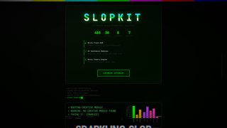 Screenshot of slopkit.app