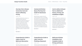 Thumbnail of designtransitionstudio.com
