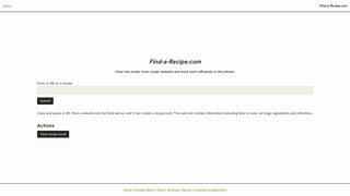 Thumbnail of find-a-recipe.com