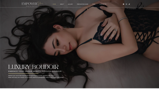Screenshot of empowerher-studio.com