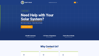Screenshot of equitysolarservice.com