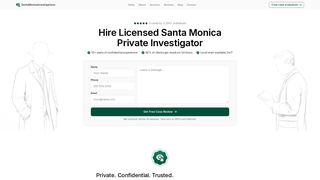 Thumbnail of santamonicainvestigations.com