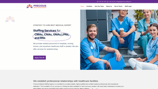 Thumbnail of precious-staffings.com