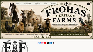 Screenshot of frohas.com