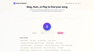 Screenshot of humtosearch.app