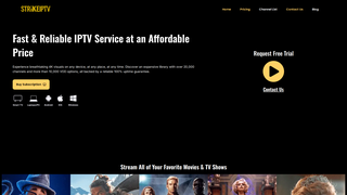 Thumbnail of strikeiptv.com