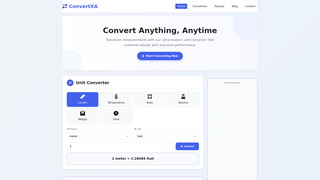 Thumbnail of convertxa.com