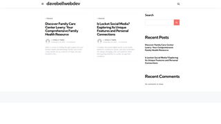 Thumbnail of davebellwebdev.com