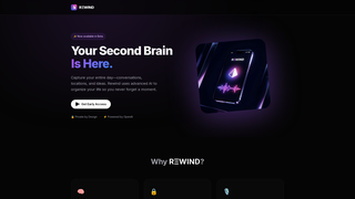 Screenshot of getrewind.app