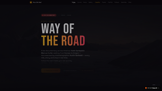 Screenshot of wayoftheroad.io