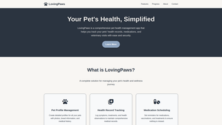 Thumbnail of lovingpawsapp.com
