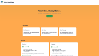 Thumbnail of 2bins2buddies.com