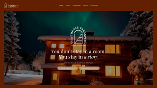 Screenshot of guesthousesahanpera.com