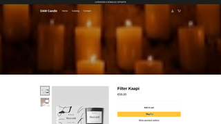 Thumbnail of damcandle.com