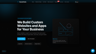 Screenshot of karastechs.com