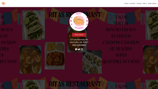 Thumbnail of ritasrestaurantga.com