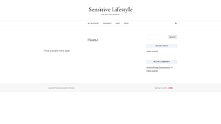 Thumbnail of sensitivelifestyle.com