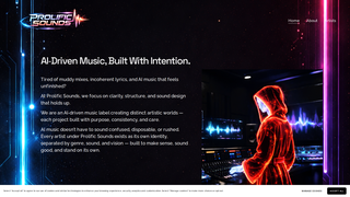 Screenshot of prolificsounds.com