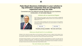 Thumbnail of palmbeachbusinessarbitration.com