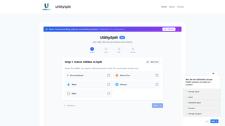 Thumbnail of splitmyutilities.com