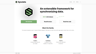 Thumbnail of synclets.org