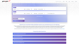 Screenshot of gate2gate.app