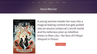 Thumbnail of annamercierauthor.com