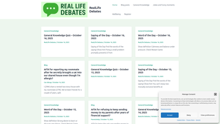 Thumbnail of reallifedebates.com