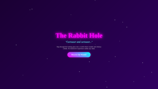 Screenshot of visittherabbithole.com