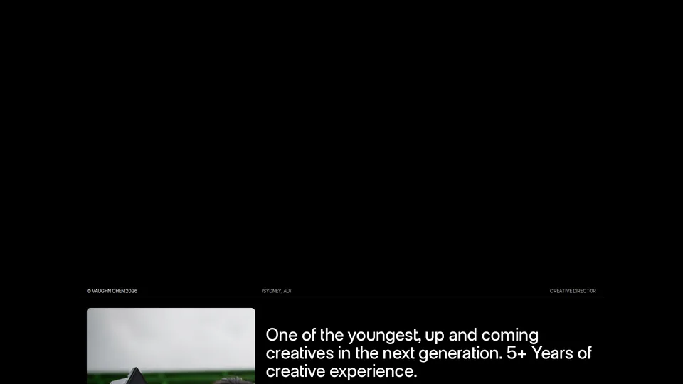 Screenshot of vaughnchen.com